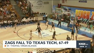 Zags fall to Texas Tech 6749 [upl. by Assenej]