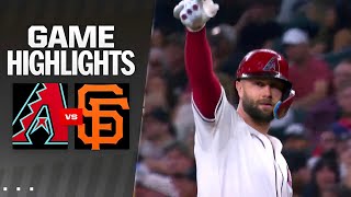 Diamondbacks vs Giants Game Highlights 92524 Mlb Highlights  Mlb Highlights Today [upl. by Estas]