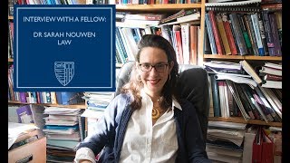 Interview with a Fellow Dr Sarah Nouwen Law [upl. by Akamahs]