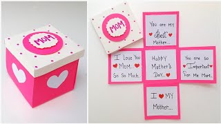 😍 Surprise 😍 Mothers Day Gift Box Making • Cute mothers day gift idea 2023 • paper gift for mother [upl. by Zoba]