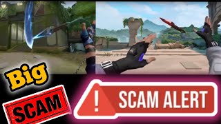 Exposed Valorants Big Scam CopyPaste Knife Animation 😮 Kuronami melee Va Xerofang knife [upl. by Annalla]