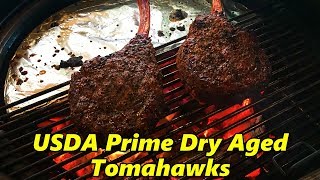 USDA Prime Dry Aged Tomahawk Steaks [upl. by Ljoka843]