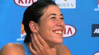 Garbine Muguruza half Spanish half Venezuelan humour [upl. by Annaigroeg]