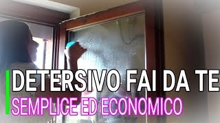 DIY DETERSIVO PER PULIRE IL VETRI FAI DA TE SEMPLICE ED ECONOMICO MARLINDA CANONICO [upl. by Yelkcub]