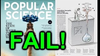 eevBLAB 30  Popular Science FAIL WaterSeer Debunk [upl. by Nitfa]