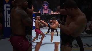 Yoel Romero Eats Huge Kick 😨 [upl. by Owena]