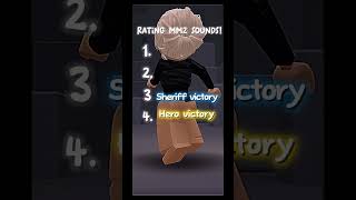 Rating mm2 victory sounds roblox music robloxedit shorts relateble robloxmusic edit slay [upl. by Kobylak]