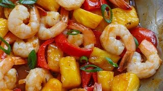 SHRIMP StirFry with SWEET PEPPERS [upl. by Yenor]