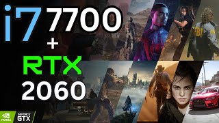 i7 7700  RTX 2060 Tested in 14 Games 2024  1080p [upl. by Alicsirp]