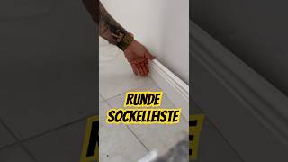 Sockelleiste an einer Rundung montieren shorts diy [upl. by Woodall]