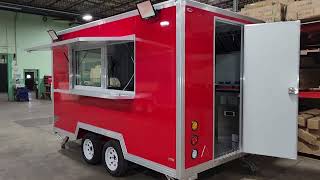 8 X 12 Food Concession Trailer Fully Loaded With Every Option [upl. by Ashlee]