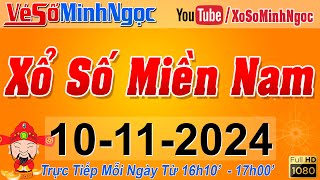 XSMN Minh Ngọc  Trực tiếp Xổ Số Miền Nam  KQXS Miền Nam ngày 10112024 KQXS Hôm Nay XSTT XSKT [upl. by Clippard]