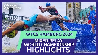 Race Highlights  2024 MIXED RELAY WORLD CHAMPIONSHIPS [upl. by Shaughnessy730]