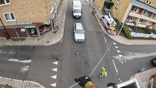 Pulling a Cable Across an road [upl. by Nitsuj281]