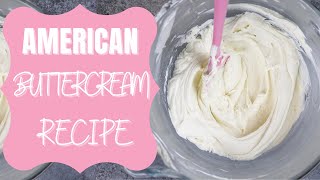 How to Make the Best American Buttercream  CHELSWEETS [upl. by Yauqram]