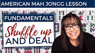 American Mah Jongg Lesson Fundamentals 8 Shuffle Up and Deal mock card [upl. by Mindi]