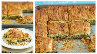 The Best Greek Spanakopita Updated Video [upl. by Otti]