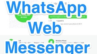 How to Use WhatsApp Web Messenger [upl. by Anuala]