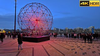 Battersea Winter Lights in London  2024  London Suburb Walk 4K HDR [upl. by Uyerta]