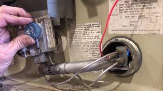 How To Lite A Manual Rv Water Heater [upl. by Eberta]