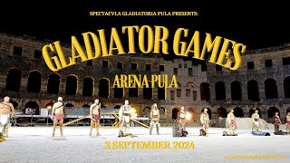 Gladiator Games Arena Pula 3 September 2024 [upl. by Gnilyarg]