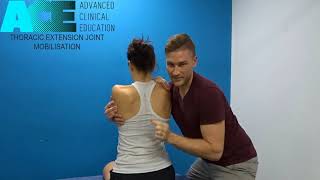 Joint Mobilisation for thoracic extension [upl. by Drarej]