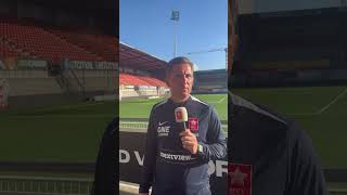 Voorbeschouwing  Trainer Edwin Hermans over Jong FC Utrecht  MVV Maastricht 4 november [upl. by Rock176]