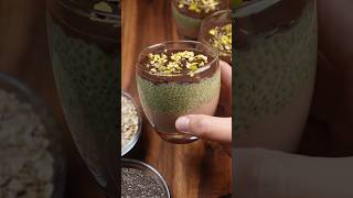 Dubai chocolate chia oat pudding shorts [upl. by Joannes]