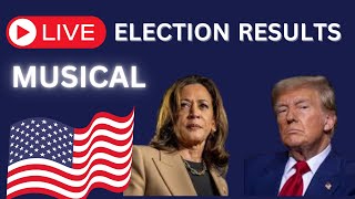 Live Election Results Musical  US Presidential Election 2024 electionresult liveelectionresult [upl. by Damales]