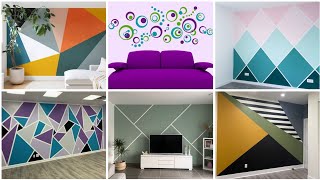 Top 50  3D Geometric Wall Paint Design Ideas 2024  Wall Paint Ideas  Wall Decor Idea home paint [upl. by Eceryt379]