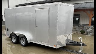 ITI Cargo 7x14 Honor Line Enclosed Cargo Trailer 7000 GVW Y8414HLVTA070 [upl. by Assertal]