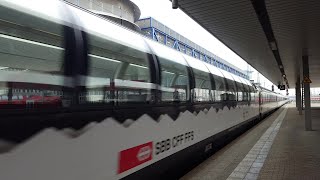 SBBEuroCity mit Panoramawagen in Mannheim Hbf EC8 HamburgAltona [upl. by Mikel]