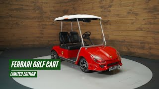 Ferrari Golf Cart  Limited Edition  Rare VIDEO wwwERclassicscom [upl. by Tyler]