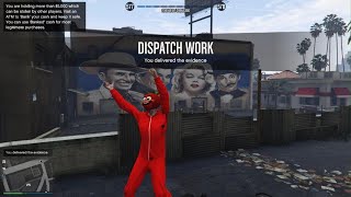 GTA Online  Dispatch Work Officer Monitored [upl. by Humfried]