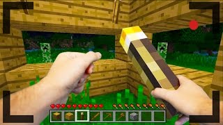 Realistic Minecraft  OUR FIRST DAY IN MINECRAFT 1 [upl. by Yellah]