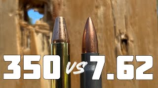 350 Legend vs 762x39 Not Even Close On Barriers [upl. by Noraj]