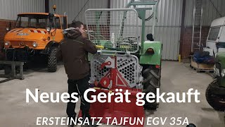 Vorstellung Tajfun Forstseilwinde EGV 35A  Fendt Farmer 2  Mr Works [upl. by Woodcock]