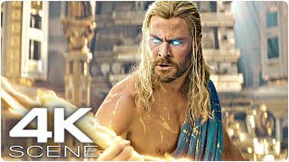 Revenge Of Hercules 2022 4K Scene  Thor 4 Love And Thunder  Thor vs Zeus Fight Movie Clip [upl. by Aikam835]