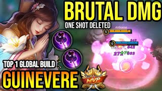 GUINEVERE BEST BUILD 2023  BUILD TOP 1 GLOBAL GUINEVERE GAMEPLAY  MOBILE LEGENDS✓ [upl. by Laersi]