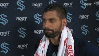 Pierre Edouard Bellemare PostGame Interview  Seattle Kraken vs Washington Capitals [upl. by Mcginnis]