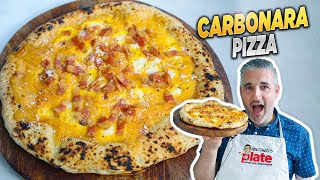 How to Make CARBONARA PIZZA Like an Italian [upl. by Seilenna]