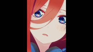 Miku Nakano edit fypシ゚viral foryou subscribe thequintessentialquintuplets animeedit mikunakano [upl. by Gnehs]