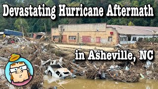 Aftermath of Hurricane Helene in Asheville NC  Inside Biltmore Village  Absolutely Devastating [upl. by Mordecai31]