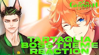 Singer Reacts to Genshin Impact Tartaglia Boss Theme Phase I  II [upl. by Cherian]