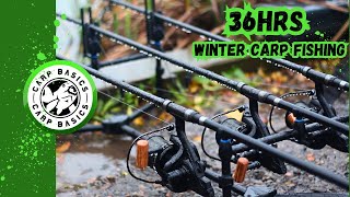 36hrs WINTER CARP FISHING  Mousehole Fishery  Kestrel Lake  Carp Basics  Ronnie Rig  2022 [upl. by Huang]