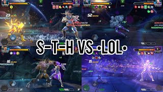 AW Guerra de alianzas STH vs •LOL• S54W01 MCOC [upl. by Alliuqa13]