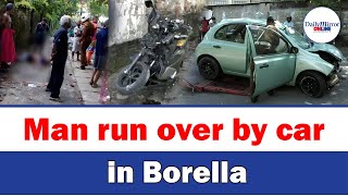 Man run over by car in Borella [upl. by Neitsirhc791]