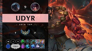 Udyr Top vs Akali  EUW Challenger Patch 1411 [upl. by Durston]