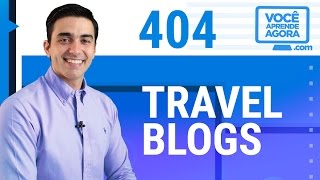 AULA DE INGLÊS Travel blogs [upl. by Neomah]