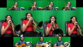 Gran talento Niccole meza Fragmento de Trompeterías 🎺🔥 [upl. by Milone]